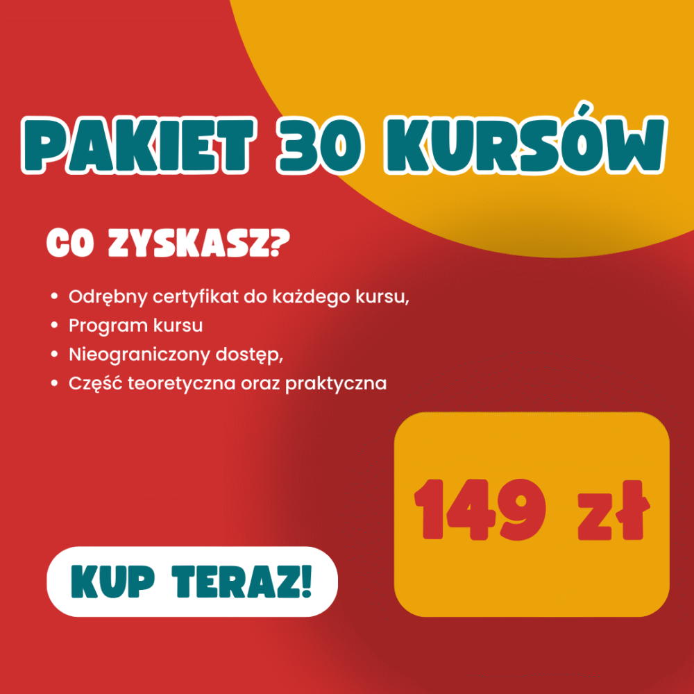 PAKIET 30 KURSÓW
