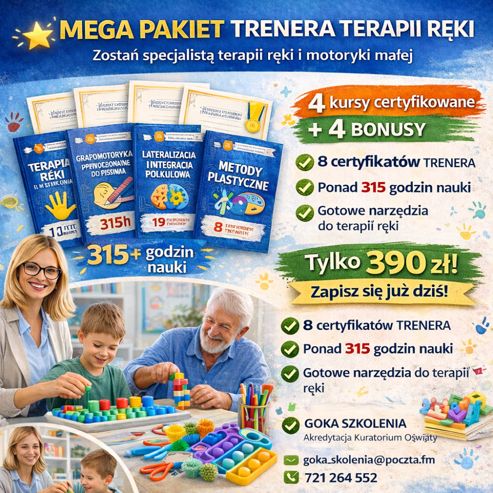 PAKIET TRENERA TERAPII RĘKI