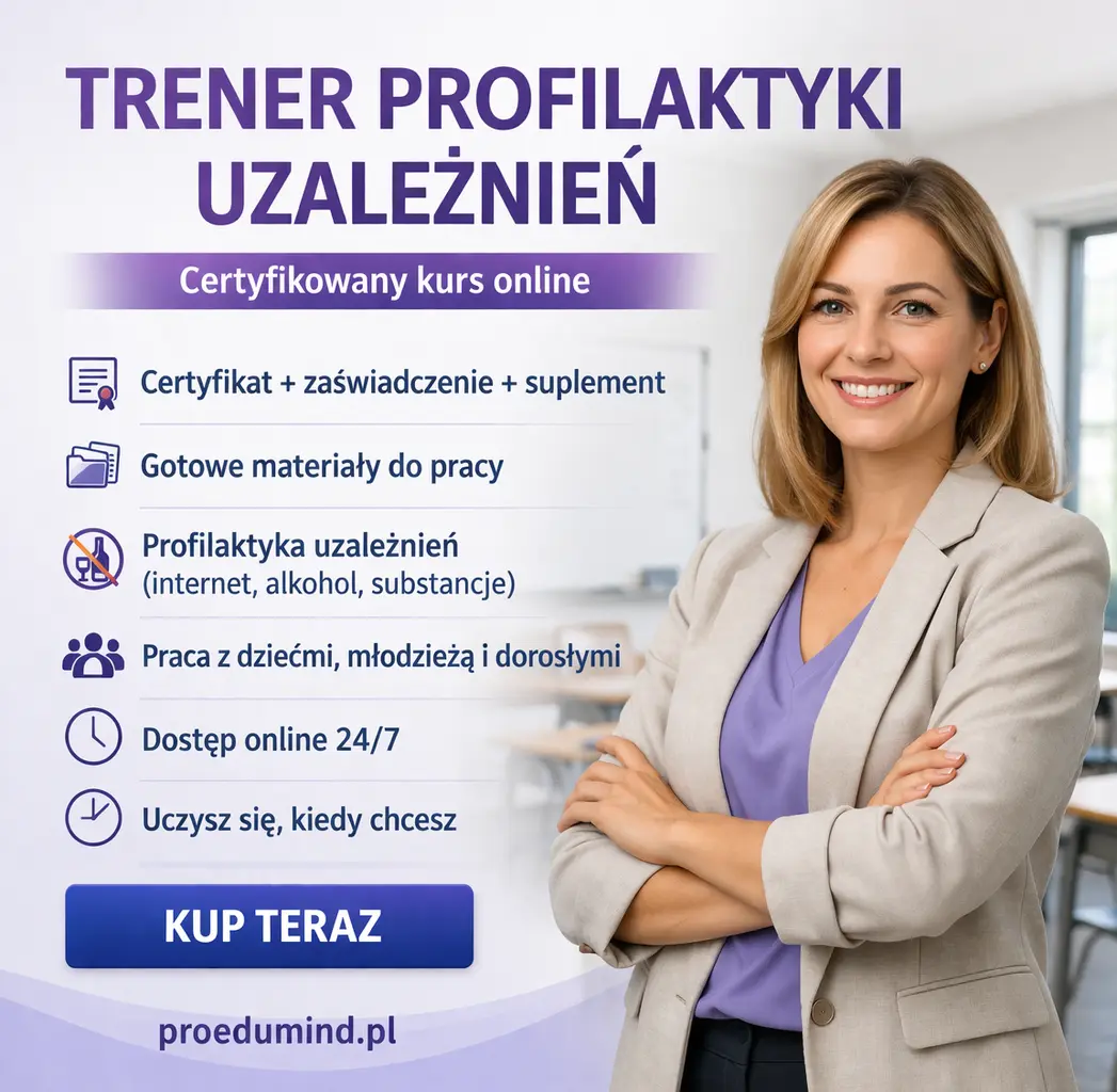 Kurs Trener Profilaktyki Uzależnień